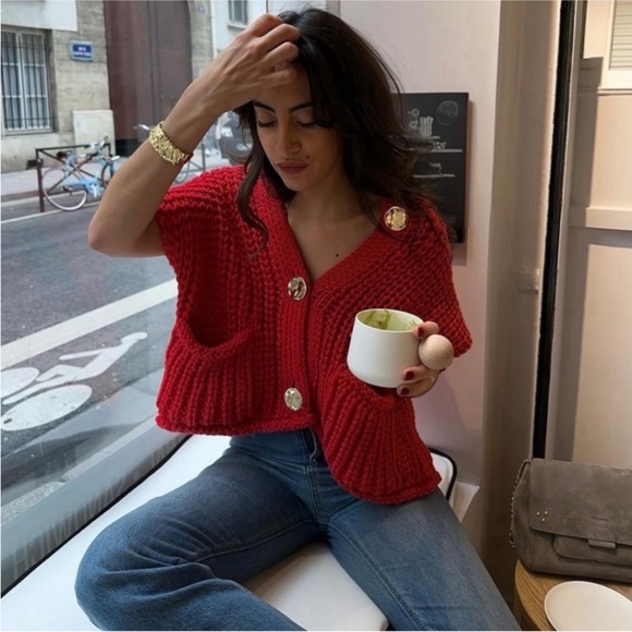 Zara Chunky Knit Vest - Picture 6 of 8